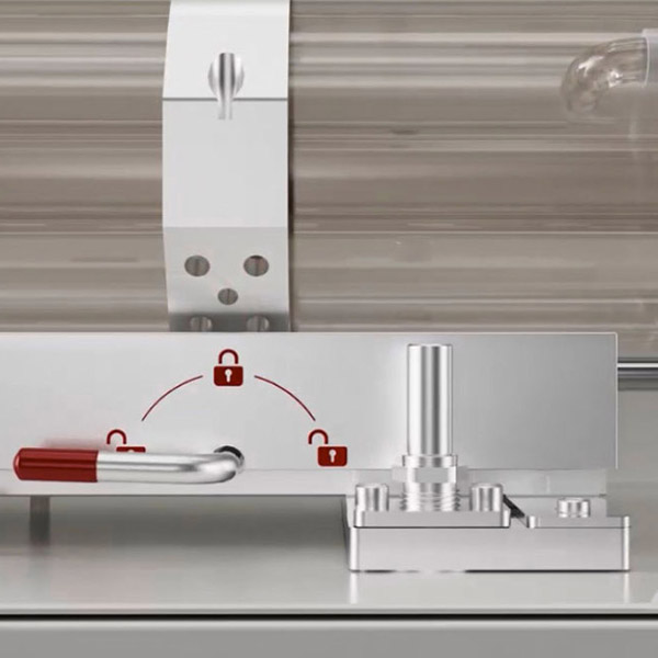 Modular Tube Docking Station for laser